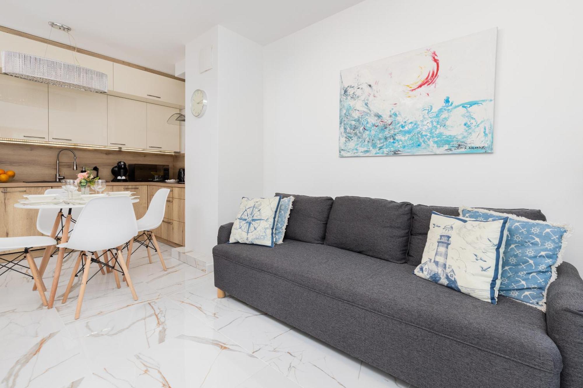 Batorego 7 Apartament With Terrace & Parking Downtown Gdynia By Renters Luaran gambar
